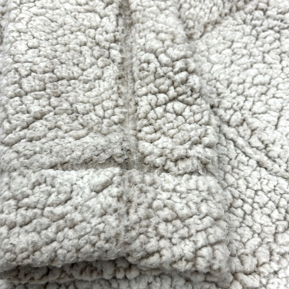 Cupio Anthropologie Teddy Sherpa Jacket Sweater Fleece Cream XL‎ - Picture 15 of 15